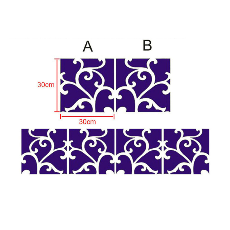 3D akril tükrös falikép matrica a nappaliba - öntapadó, vízálló, penészálló, dekoratív háttér
