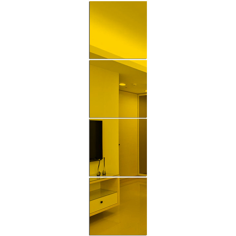 Önragasztó akril tükrös falikép, HD felülettel, vízálló és antistatkus dekoráció nappali, hálószoba, dolgozószoba és fürdőszoba számára