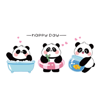 Sticker de perete din plastic – impermeabil, decorativ cu animale drăguțe; potrivit pentru baie sau intrare; stil desen animat, design plat; un singur exemplar