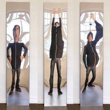 Plastmasas izliecāmā spoguļa lēca, pašlīmējoša, DIY zinātnes eksperiments, 1 gab., piemērots bērnu istabai