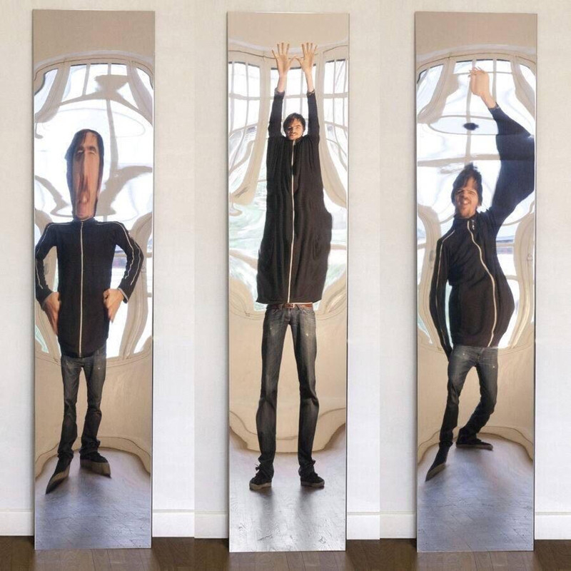 Plastmasas izliecāmā spoguļa lēca, pašlīmējoša, DIY zinātnes eksperiments, 1 gab., piemērots bērnu istabai