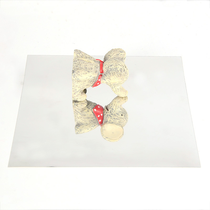 Autocolant oglindă pentru perete din acril, autoadeziv, 0,1 mm grosime, rezistent la ulei, pentru living și dormitor