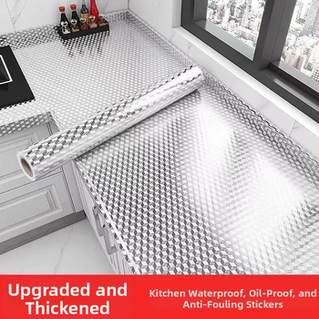 Sticker de perete PVC oglindă, set 2 bucăți, autoadeziv, stil Chinezesc