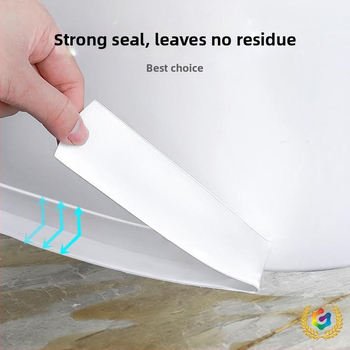 Ūdensnecaurlaidīga tualetes malas blīvēšanas lente, PVC pašlīmējoša lente vannas istabai, mūsdienīgs stils