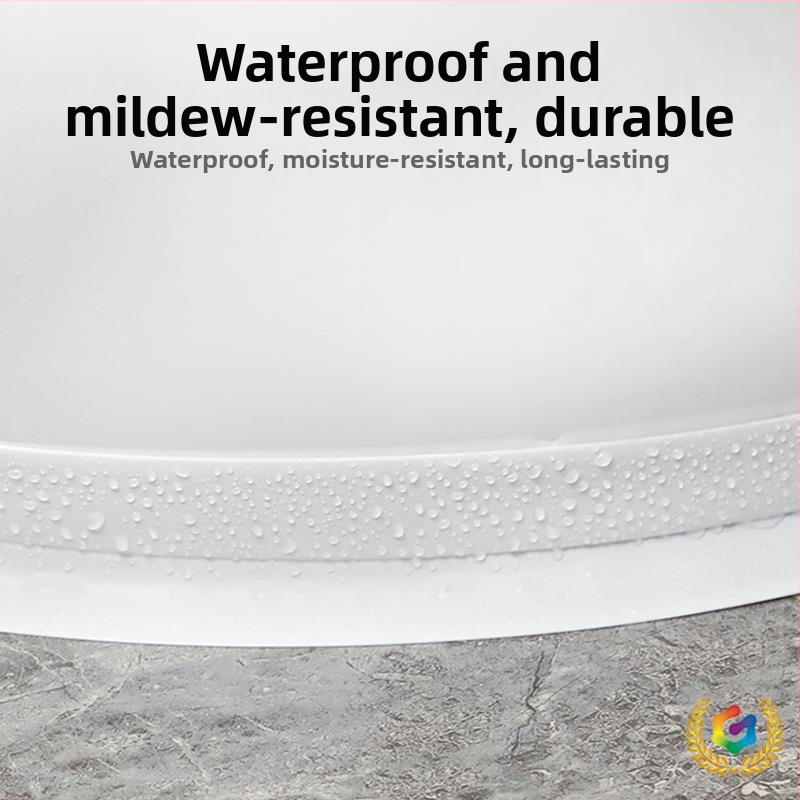 Ūdensnecaurlaidīga tualetes malas blīvēšanas lente, PVC pašlīmējoša lente vannas istabai, mūsdienīgs stils