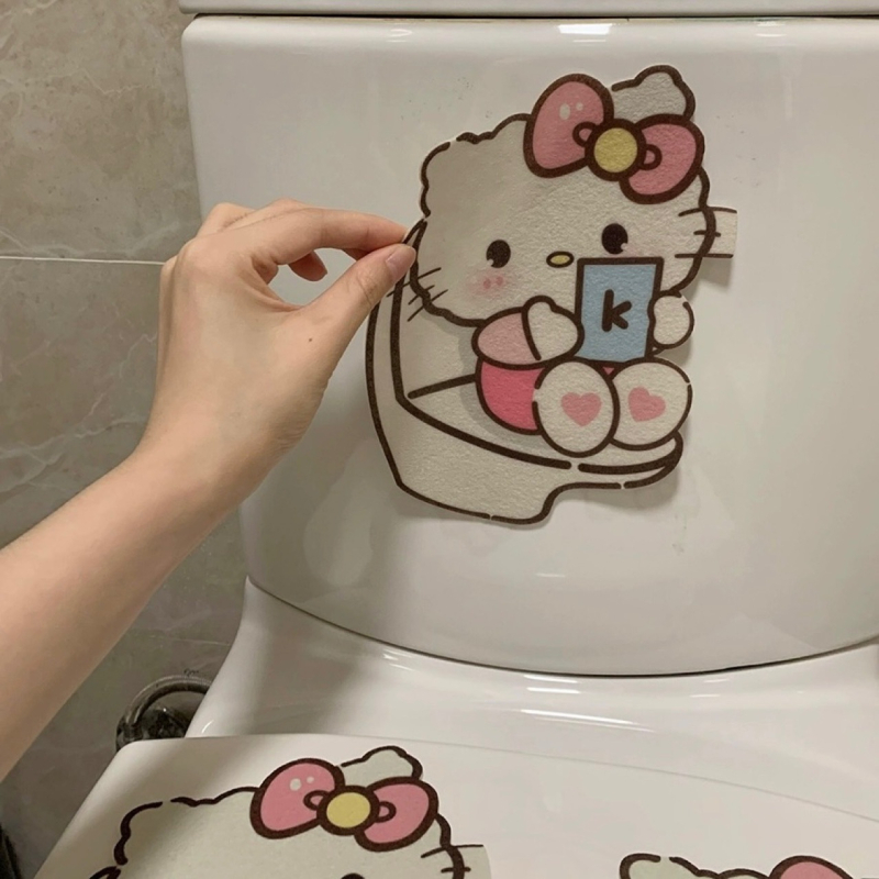 Qix tualetes dezodorējošā uzlīme – karikatūru aromaterapija, PVC pašlīmējoša, Princeses sērija, mūsdienīgs vienkāršs vannas istabas dekors