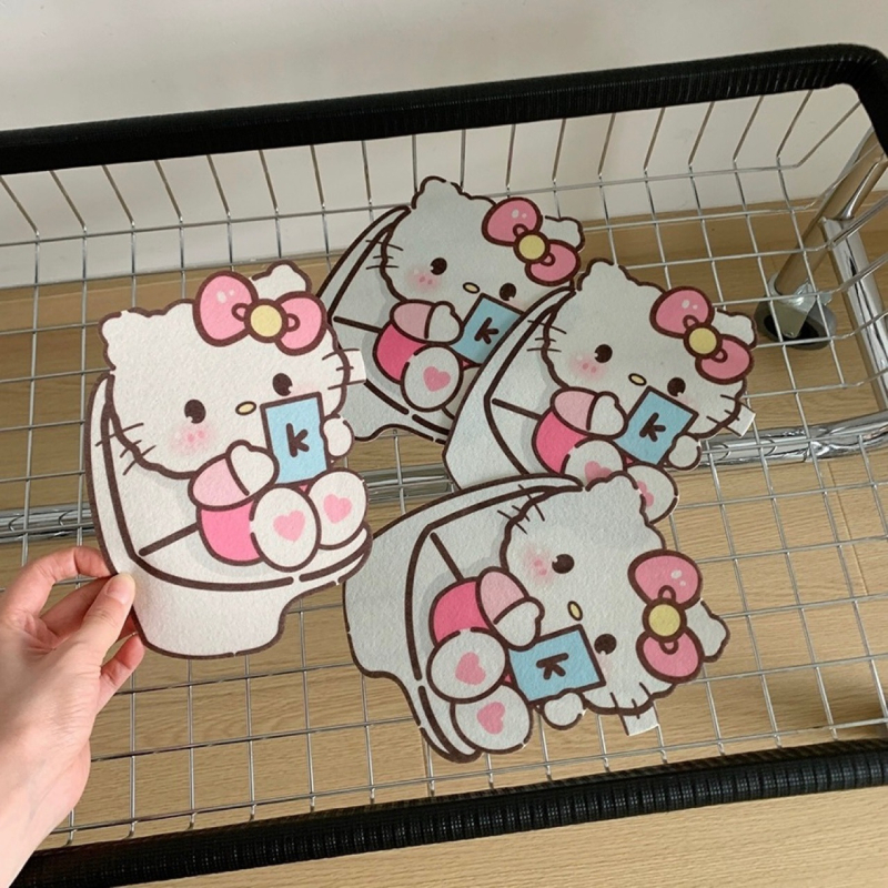 Qix tualetes dezodorējošā uzlīme – karikatūru aromaterapija, PVC pašlīmējoša, Princeses sērija, mūsdienīgs vienkāršs vannas istabas dekors