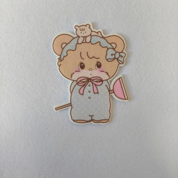 Pašlīmējošs tualetes noformējums ar karikatūras motīvu, atsvaidzinošs aromāts, filca materiāls, karikatūras stils, pielāgošana pieejama