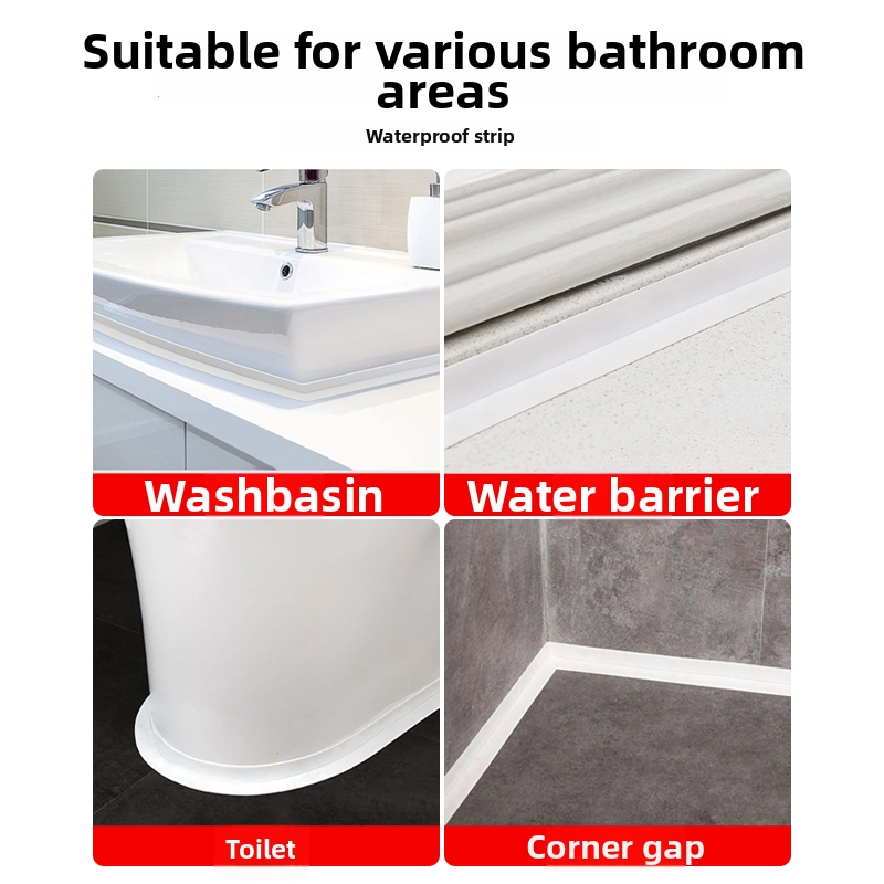 Tualetes malas ūdensizturīga uzlīme – pašlīmējoša PVC blīvēšanas lente vannas istabai, pret pelējumu, Finding Nemo sērija, mūsdienīgs minimālisma stils