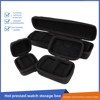 EVA anyagú óradobozz, forró préselésű kivitel, univerzális modell, 1–10 kártyatartóhely, ékszercsomagolás