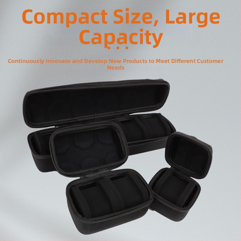 EVA anyagú óradobozz, forró préselésű kivitel, univerzális modell, 1–10 kártyatartóhely, ékszercsomagolás