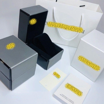 RA1926 Gyöngyvirág motívumos óradoboz — karton ékszerdoboz csomagolás, ajándékdoboz