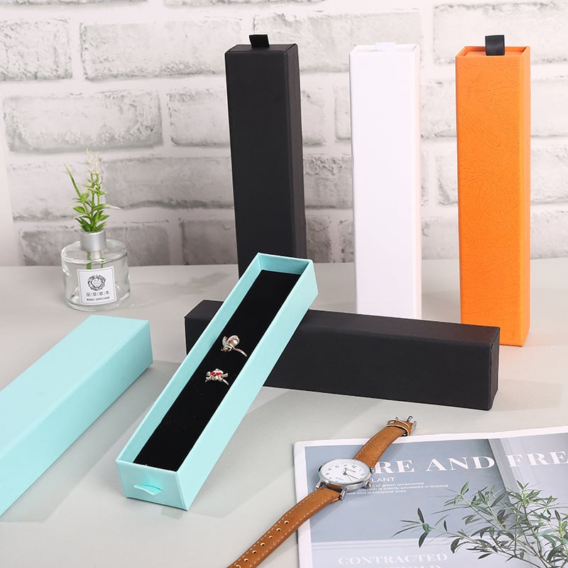 Junpeng Fiókos ékszeres doboz, papír/karton Anyagból, csomagoló doboz, ékszeres csomagolás