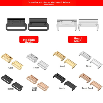 Garmin metāla siksnas konektors ar ātrās atbrīvošanas mehānismu Fenix 6X Pro / 5X – sporta stils, sprādze