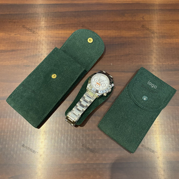 Velúr óra csomagoló taska, kötött plüss tok ajándék- és ékszercsomagoláshoz