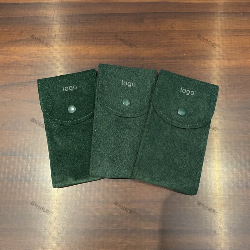 Velúr óra csomagoló taska, kötött plüss tok ajándék- és ékszercsomagoláshoz