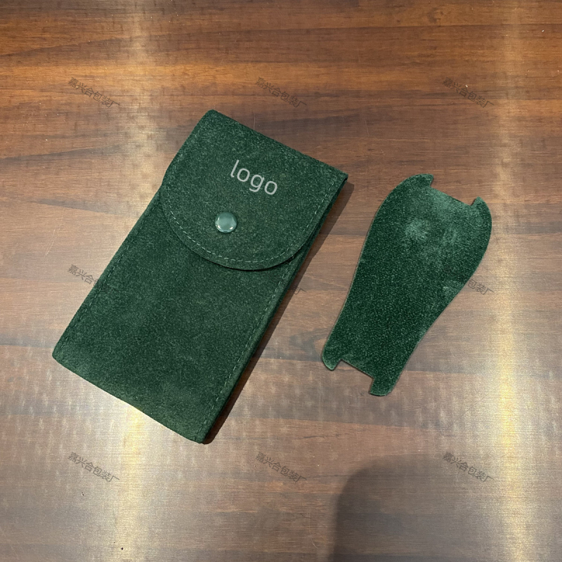 Velúr óra csomagoló taska, kötött plüss tok ajándék- és ékszercsomagoláshoz