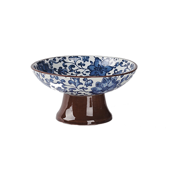 Porcelán gyümölcstál, vintage egyszerű stílus, 2023 szeptemberében bemutatva.