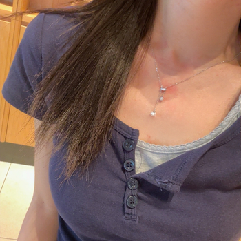 Colier din argint S925 cu mărgele duble și ciucure, pandant geometric, lanț în formă de O, pentru femei, stil proaspăt și dulce