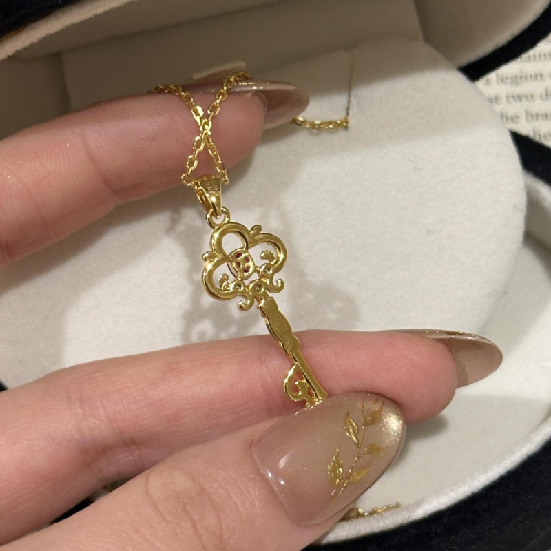 Colier geometric din argint 925 cu accente de diamant, lanț în formă de O, stil lux discret