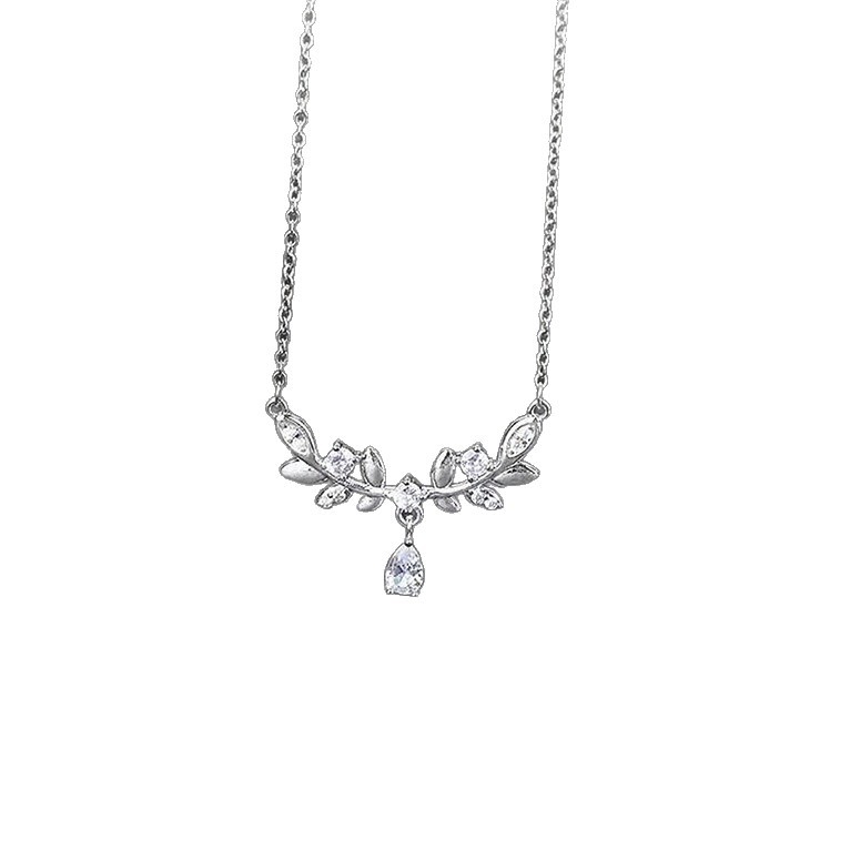 Colier din argint 925, design geometric, prelucrare cu diamant, lanț de tip O, stil prințesă