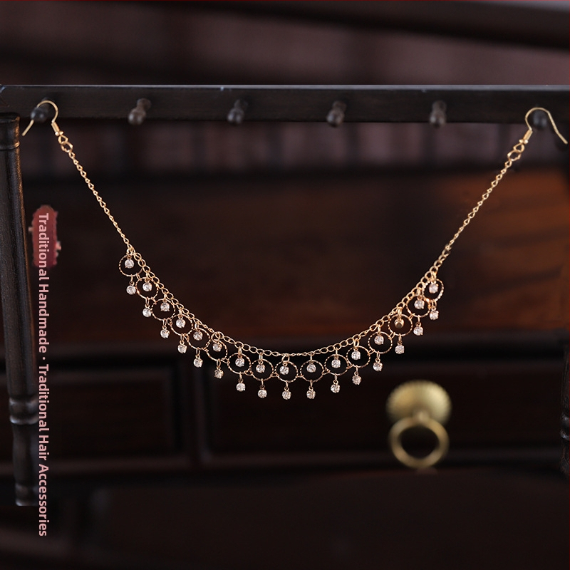 Spona do vlasov vo forme kvapky zo zliatiny, retro štýl, ideálny dar k ceremónii otvorenia