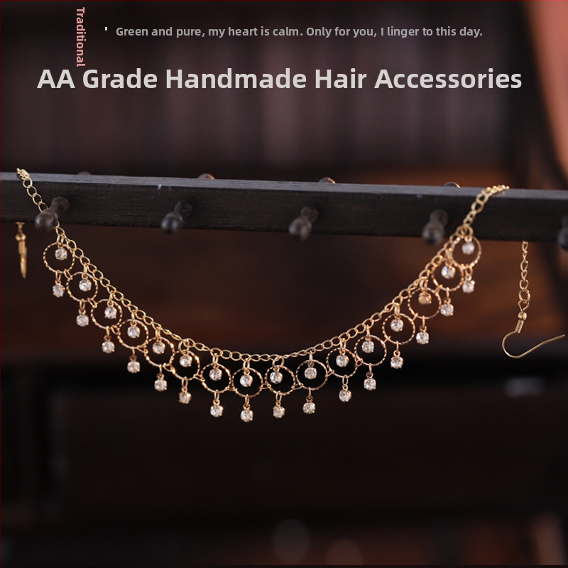 Spona do vlasov vo forme kvapky zo zliatiny, retro štýl, ideálny dar k ceremónii otvorenia