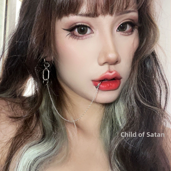 Lūpu gredzens, zirga pēdas formas, viengabals bezšuvju dizains, titāna tērauds, bez caurumiem