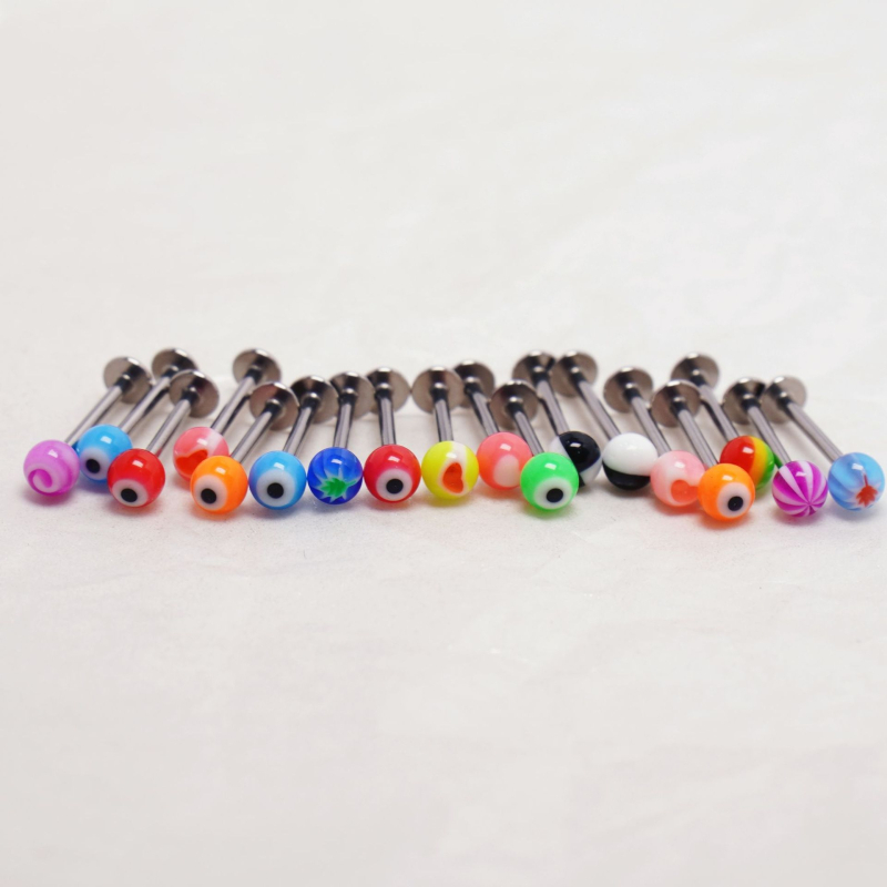 Βύσματα για piercing στα χείλη από ανοξείδωτο ατσάλι, σε σχήμα S, γυαλισμένη επιφάνεια, unisex κοσμήματα