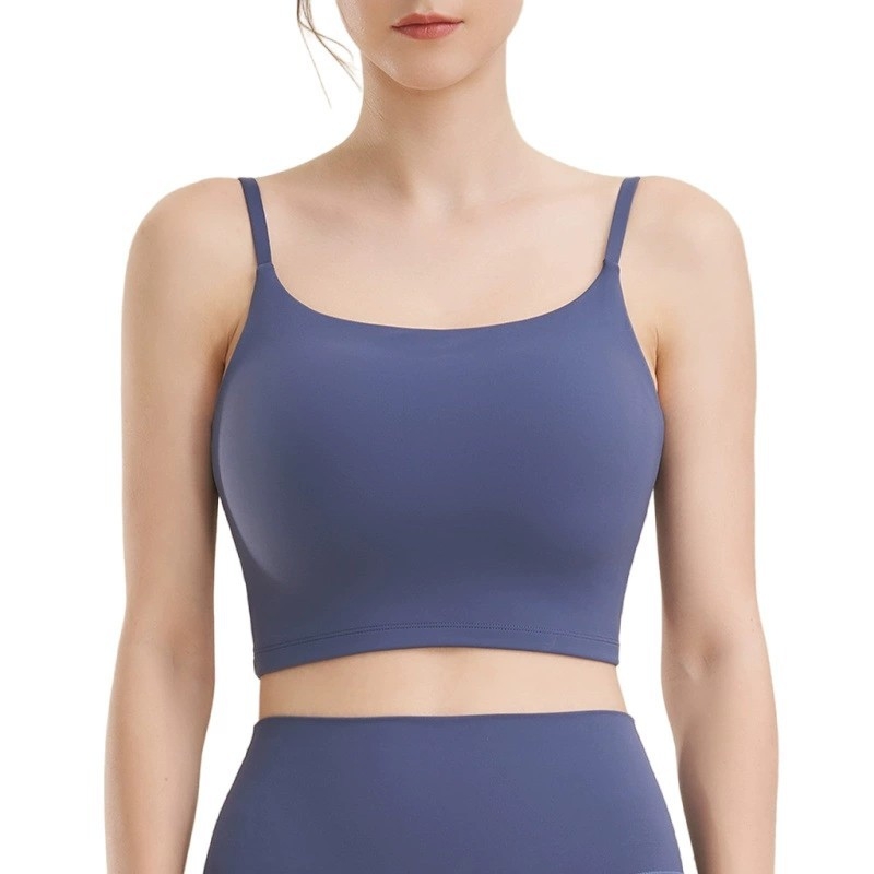 Lycra vienos dalies jogos liemenė su sling tipo liemenėlė, smūgio atsparus moterų sportiniai apatiniai