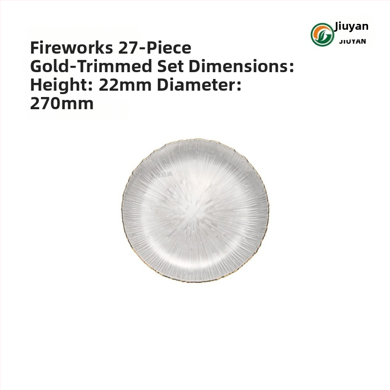 Stiklo vaisių lėkštė Europos stiliumi, apvali, karščiui atspari paviršius, mikrobangų krosnelė tinkama, logotipas spausdintas