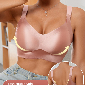 Nothing Γυναικείο αθλητικό σουτιέν με καλύμματα 3/4, λεπτό μορφοποιημένο κύπελλο, σταθεροί ιμάντες, πίσω κούμπωμα με τρεις σειρές, μαλακή στήριξη και διαμόρφωση