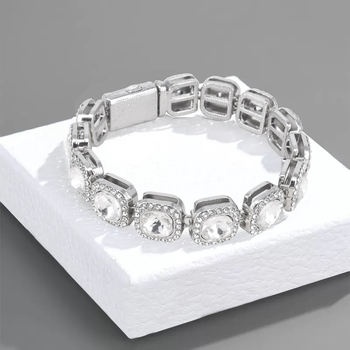 Náhrdelník s kubánskym reťazom, geometrický tvar, materiál: zliatina zinku, príves zo zliatiny zinku, elektroplátovanie