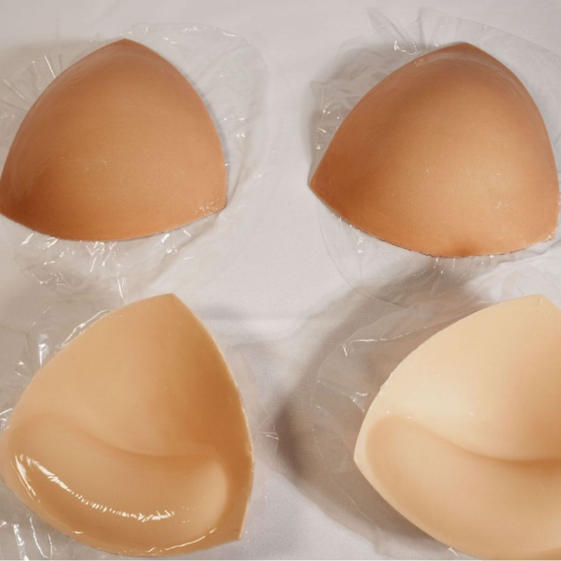 Nylonové trojuholníkové náplaste na poprsie, hrubšie, 3D košíky, neviditeľné, na sťahovanie