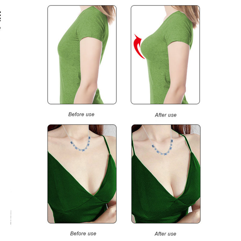 Dámske silikónové vložky do pŕs na bikini, neviditeľné, hrubé, vodeodolné, bez švov