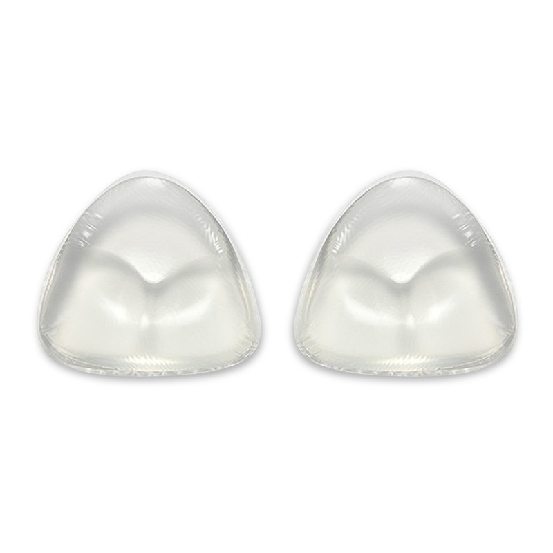 Dámske silikónové vložky do pŕs na bikini, neviditeľné, hrubé, vodeodolné, bez švov