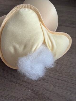 Hrubšie bavlnené protetické vankúšiky na prsník, bez výplne, zvyšujú plnosť (Jar 2023)