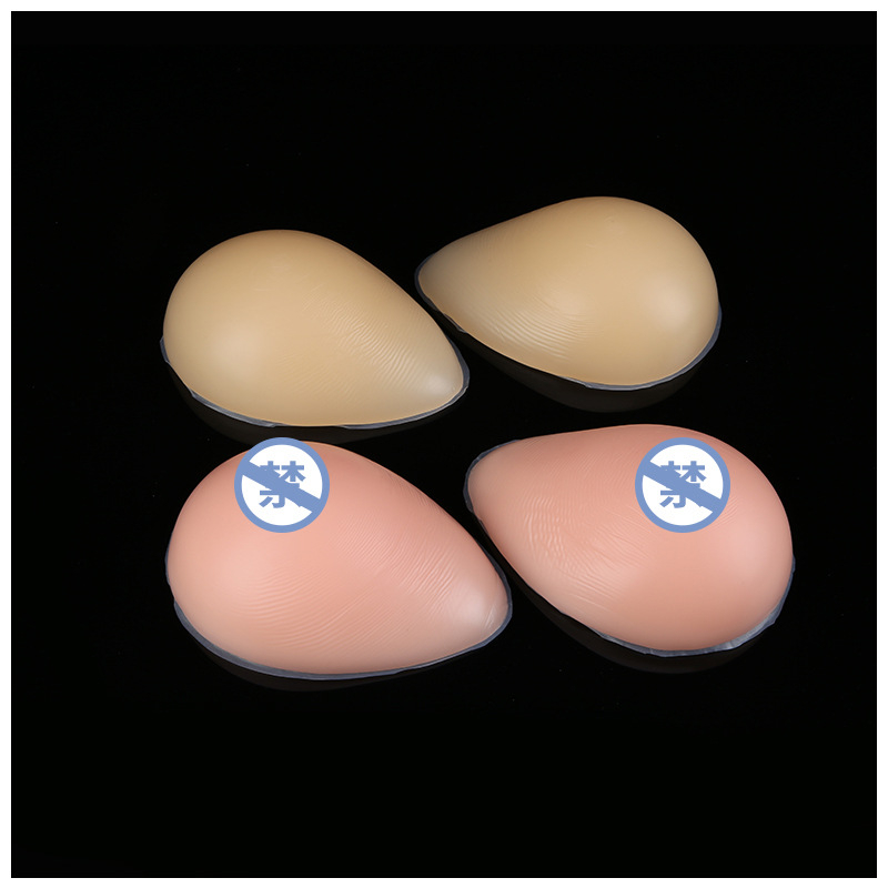 Posztoperatív mellprotézis szilikonból, vízcsepp alakú, normál vastagság, Jin Lei márka, 7 napos gyártási ciklus