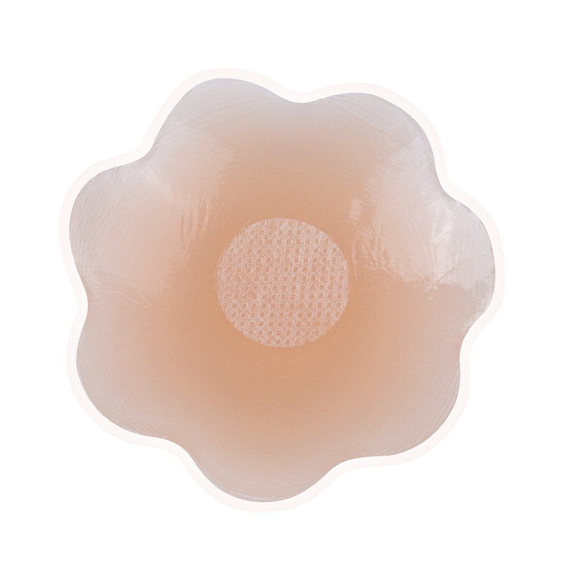 Szilikon mellpatch, nyom nélkül, lélegző, láthatatlan, vékony, átlátszó, kör alakú mellbimbó rész