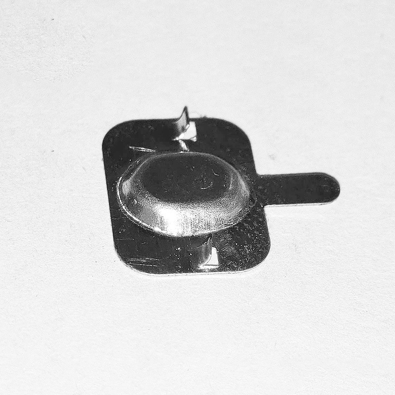 No.5 baterijas spirālveidīgs kontakts — divpolu kontakti, vadām, izturīgs pret koroziju, piemērots rotaļlietām un sadzīves ierīcēm, Garnet zīmols