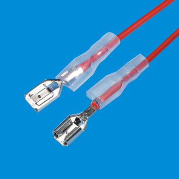 YX-187 Rugós terminál vezeték, 1 pólus, 7 vezető, érintkezők foszforbronzból, védőburkolat, Plug-In csatlakozó