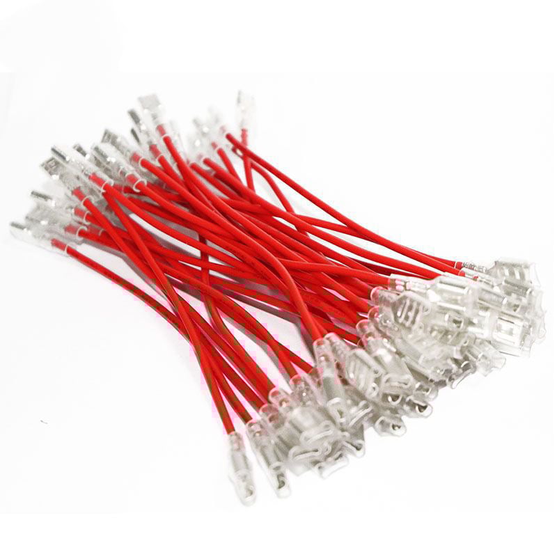 YX-187 Rugós terminál vezeték, 1 pólus, 7 vezető, érintkezők foszforbronzból, védőburkolat, Plug-In csatlakozó