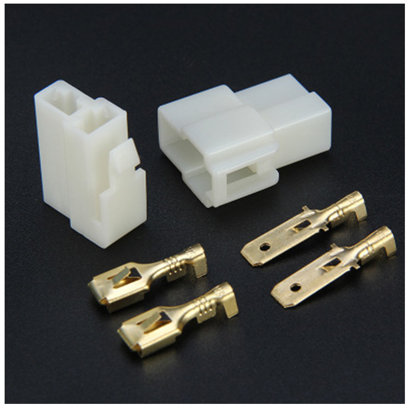 6.3 sērijas auto konektoru komplekts, vīriešu un sieviešu savienotāji ar vadu aizsargapvalku, auto vadu komplektācijai