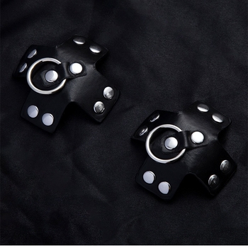 Keresztezett alakú szilikon mellpatch, láthatatlan a ruhák alatt, ultra vékony, fém díszítéssel