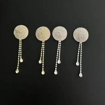 Ženski prsni ukrasi sa štrasima, elektroplatirani završni sloj, proljeće 2024