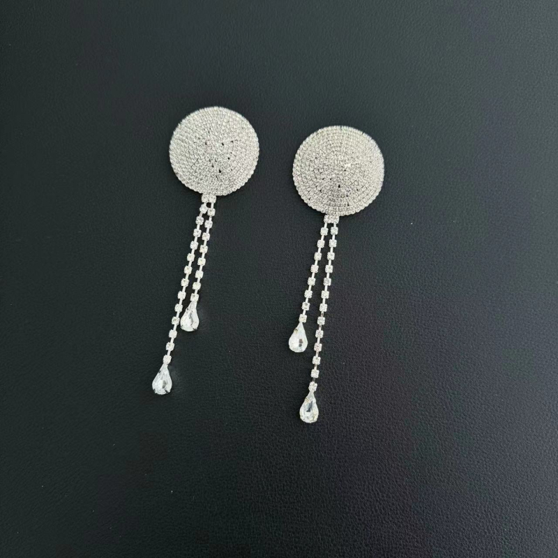 Ženski prsni ukrasi sa štrasima, elektroplatirani završni sloj, proljeće 2024