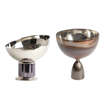 Aluminijska stolna ukrasna zdjela s pladnjem za pohranu voća, jednostavan i moderan stil