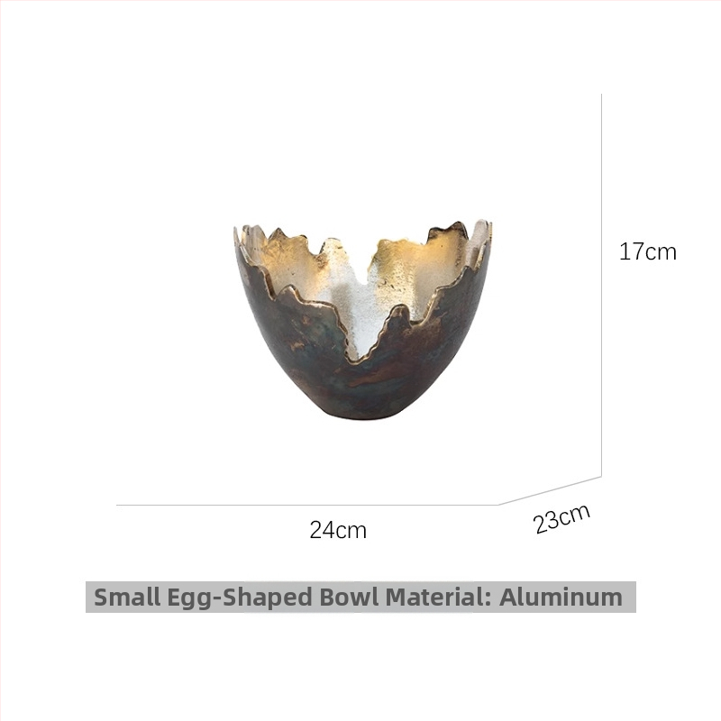 Hlinírová stolová ozdobná misa s odkladacím priestorom na ovocie, jednoduchý a moderný štýl