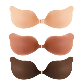 Силиконов сутиен с дълбок V и котешко око, без следи и невидим, ултра тънък, форма на манго за зърното, секси стил