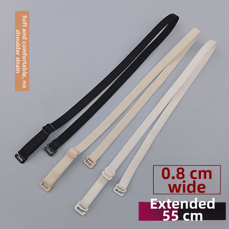 Krūštura siksnu piederumi - Neslīdošas paplašinātas siksnas, noņemams mežģīņu akcentu, Nailons, Modeļa numurs YZJD004, Vienkrāsains, Ziemas 2025